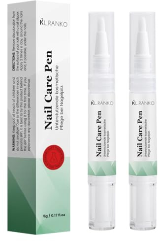 2 Pezzi Nail Care Pen, Penna per la Cura Delle Unghie