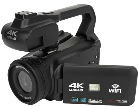 Videocamera 4K Ultra HD, fotocamera digitale con zoom digitale 18X con ampio touch screen da 4,0 pollici, fotocamera multifunzione con telecomando 2,4G for la fotografia/2696