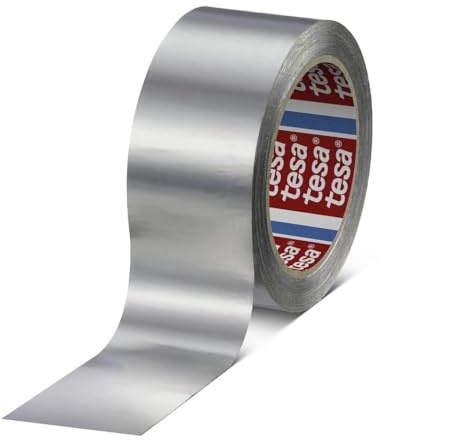 Tesa 60650 Aluband Leitfähig, 50mm x 50 m, Haftung 9N/cm
