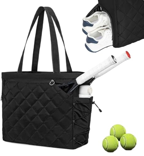 Tennis Tasche - Große Tennis Sporttasche Für 2 Schläger,Praktische Aufbewahrung Reisezubehör Für Business Pendeln Training Laptop - Für Reisen Fitnessstudio Business Workout Tägliches Pendeln Wochenen