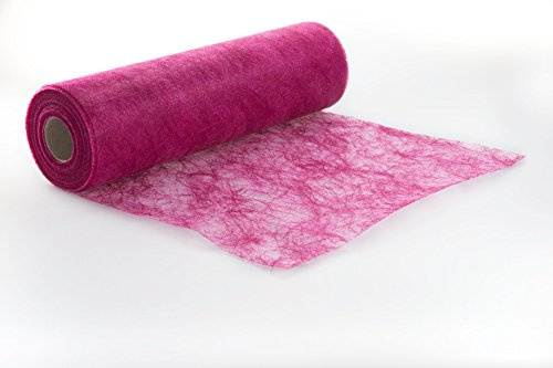 Sizoflor® Chemin de Table Original 25 m 30 cm Couleur : Fuchsia