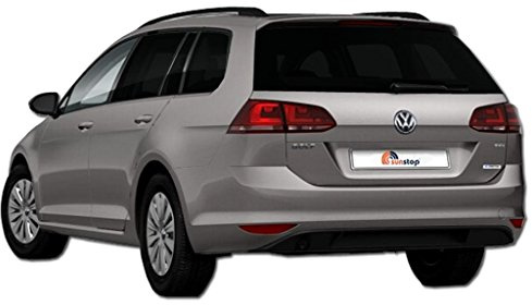 Sunstop Tönungsfolie, selbsthaftend tiefschwarz 6%, Genehmigungsfrei mit ABG / ABE, Komplett-Set mit Messer und Profil Silikon-Rakel ~ schneller Versand innerhalb 24 Stunden (Kombi-Set 75x150cm + 50x300cm)