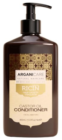 Arganicare | Rizinus-Serie | Schutzserum | Rizinus | Stärkt & Wiederherstellung der Haare | Bekämpft Bruch & fördert das Wachstum | Hohe Feuchtigkeit | alle Haartypen | 100 ml