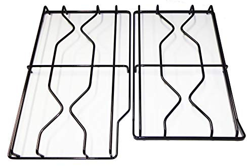 Ariston Kit 2 griglie 448 x 283 mm. + 409 x 258 mm. in ferro smaltato lucido nero per cucina piano cottura PF640 - P0256/KIT