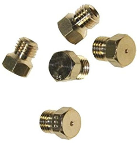 Jeu d'Injecteurs, gicleurs gaz butane/propane d'origine Four, cuisinière 0910451 GERMANIA Four, cuisinière 0910451 GERMANIA