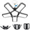 CREATESTAR Lampada da Garage a LED,120W 12000LM Plafoniera a Led da Garage con 5 Pannelli Regolabili E26/E27,Lampada da Negozio per Magazzino Palestra Officina Cucina Illuminazione