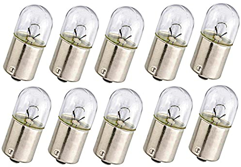 10x Jurmann R10W 12V Long Life Halogen Birne für Hecklicht, Parklicht, Rückfahrlicht, Blinker hinten, Einrichtung, Lizenz - E-geprüft