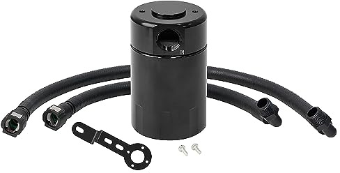 EVIL ENERGY Air Oil Separator, Oil Catch Can Compatible with 2014-2018 Chevy Silverado 1500 / GMC Sierra 1500 2015-2020 Tahoe/Suburban/GMC Yukon 6.2L & 5.3L/ Cadillac Escalade 3OZ