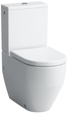 LAUFEN PRO Stand-WC, Tiefspüler, für Aufsatz-Spülkasten, spülrandlos, Abgang senkrecht/waagrecht, 650x360x430mm, H825962A000001, Farbe: Weiß