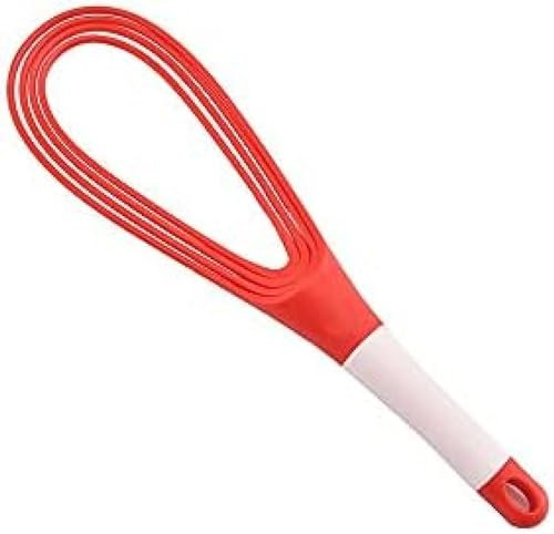 Schneebesen, 2 Stück, Kreativer Drehbarer Klapp-Schneebesen, Manueller Schneebesen, Manueller Schneebesen Zum Kochen In Der Küche, Mixer, Kuchen-Backwerkzeug,Rot,outstanding78