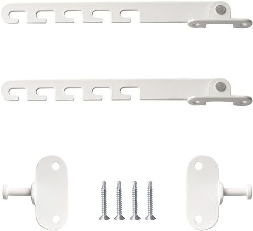 Vueinrg Limitatore Apertura Finestra in Acciaio Inox Regolabile Ferma Finestra a Leva Lunga Chiavistelli di Finestra Serratura per Finestra con Viti per la Regolazione dell'apertura Della Finestra