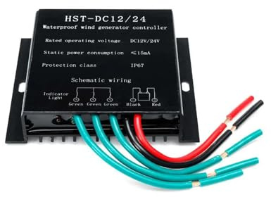 AISINILALAO 8000W Wind Turbine Controller, 12V-220V wasserdichte Wind Turbine Generator Controller Regler, Dynamo für Solar Straßenlaternen, Hof Lichter