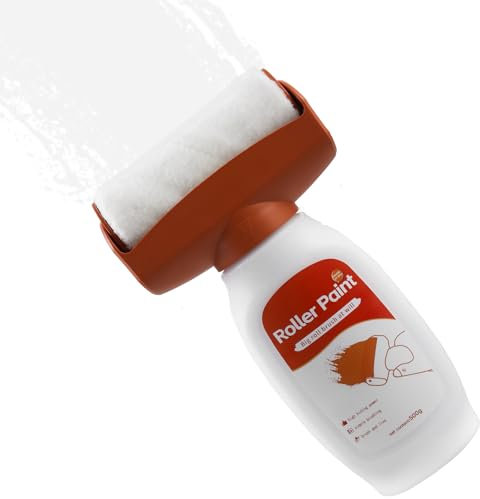 GOMETY Rodillo de reparación de pared de 500 g, color blanco con pasta de reparación de pared, pintura blanca para reparación de pared, rodillo de reparación de pared para graffiti, arañazos, manchas