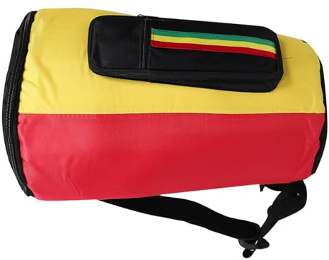 HEMOTON Trommeltasche für Afrikanische Trommel 10-zoll Djembe Oxford Gewebe Bequemer Rucksack Tragetasche zum Aufbewahren und Transport