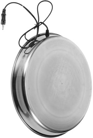 BESPORTBLE Beheizbarer Tränkenwärmer Mit Geschütztem Heizelement Geflügel Trinkwasserheizung Frostschutz Heizplatte Für Hühner Haustiere Bauernhof Eu-stecker Sicher Und Langlebig