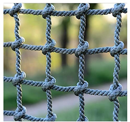 Strickleiter Kinder Outdoor,Kletternetz Seilnetze Für Seilnetz Sicherheitsnetz Erwachsene Klettergerüst Indoor Klettern(1X7m/3.3X22.97ft)