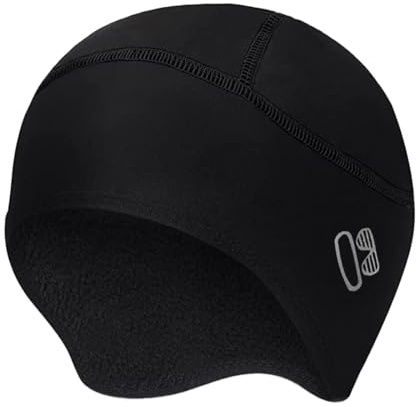 YUVKIN Bonnet Sous-Casque Vélo Hiver Chaud et Coupe-Vent pour Cyclisme, Ski, Course à Pied - Unisexe