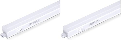 Velamp Barra LED - Potenza 4W - Luminosità 320 Lumen, Luce bianca neutra - Reglette 26 LED - Ideale per montaggio sottopensile cucina (Confezione da 2)