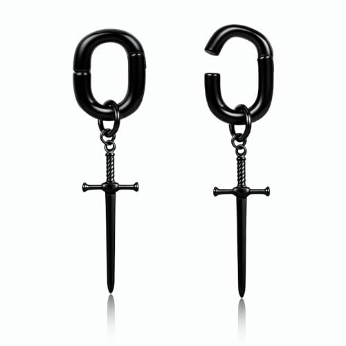 DOEARKO Öronvikter Hangers örontunnel rostfritt stål öronpiercing sträckt smycke för kvinnor och män, 4mm, Rostfritt stål, Rostfritt stål