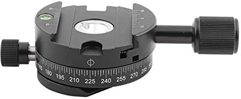 Aumotop QJ‑01 Aluminiumlegering 360° Vridbart Stativhuvud Justerbart med skalnivå för Fotografer Hållbar och Solid för Clamp