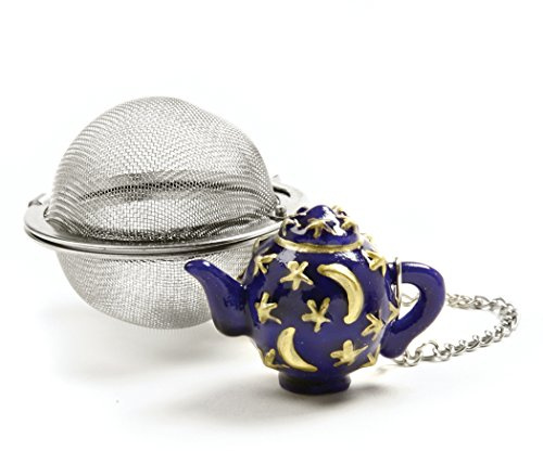 Norpro Stainless Steel 2-Inch Mesh Tea Infuser Ball with Teapot Weight