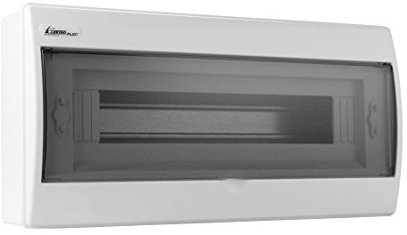 Scatola di Distribuzione Rn 18 (N+PE) AP 18 Moduli Montaggio A Superficie Scatola Fusibili Rn18 7.7 0592