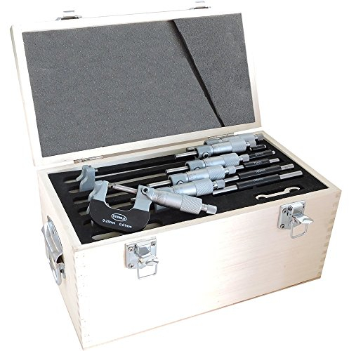 STEINLE Bügelmessschraube im Satz Typ: 2131 Messbereich: 0-150 mm Inhalt:6 Messschrauben DIN 863