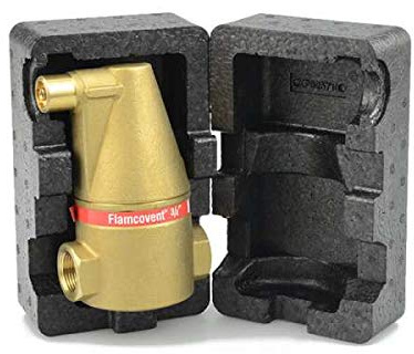 Flamco EcoPlus Luftabscheider mit EPP-Wärmeschutz 1 DN 25