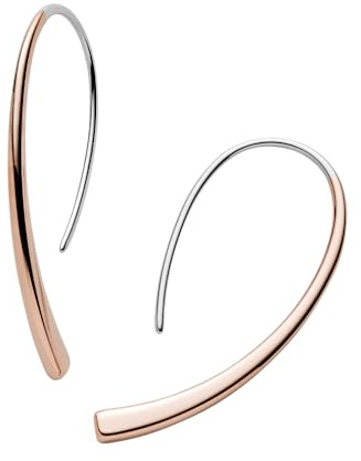 Skagen Kariana Threader Ohrhaken für Damen in der Farbe Rosegold, 36,5x 3 mm, SKJ1212998