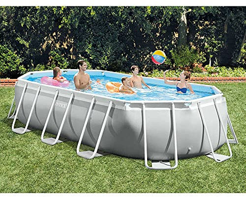Intex 26796GN Prism Frame - Piscina (ovalada, 503 x 274 x 122 cm)