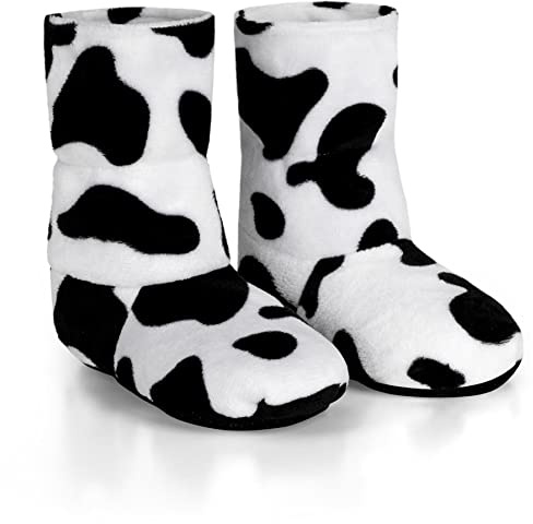 normani® Körnerpantoffeln - Hausschuhe für die Mikrowelle - Hausstiefel mit Leinsamenfüllung - extra hoher Schaft
