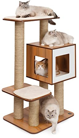 Catit Vesper High Base Giant, Noyer