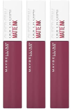 3 x Maybelline New York Superstay Matte Ink Liquid Lipstick - 165 Successful
