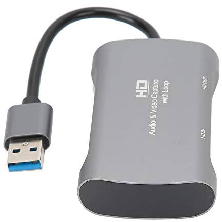 Capture Card, Z31 1080P Gaming Audio Video Capture Card HDMI/F auf HDMI/F+ USB2.0/M Unterstützung Local Loop Out Unterstützung für Windows/Android/Linux/OS
