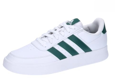 adidas Herren Breaknet 2.0 Shoes Schuhe, Cloud White/Green/Cloud White, 43 1/3 EU