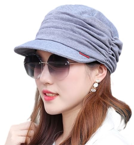 Sombreros para quimioterapia – Gorra de béisbol de bambú para mujer, sombreros de quimioterapia de algodón, gorras suaves, tocados para cáncer, gorro tipo beanie, envolturas para la cabeza, cobertura