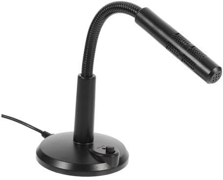 Veemoon USB Mikrofon mit Stabilem Aluminiumlegierung Ständer und Verstellbarem Winkel für Laptop Undpc für Live Streaming und Spiele Voice Chat