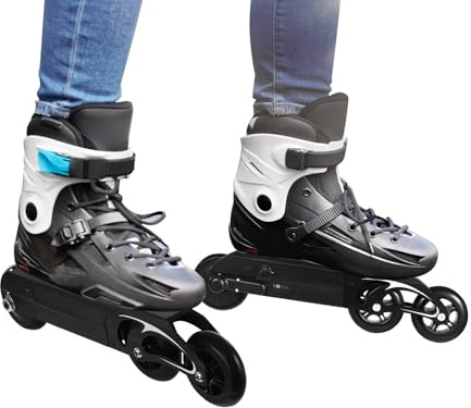 Elektrisches Rollschuh-Kit Doppelantrieb-Elektro-Skate Kit mit Fernbedienung 2,4G 100W Ferngesteuerte Rollschuhe für den Außenbereich Nabenmotor Kit Elektrische Skateboard Räder