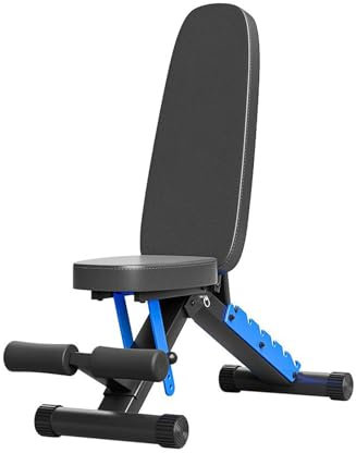Hantelbank, verstellbares Hantelbankdrücken, faltbare Trainingsbank mit 8 Rückenlehnen, geeignet for Ganzkörpertraining, geeignet for Hantelübungen im Fitnessstudio zu Hause