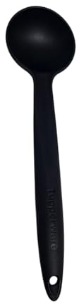 Tupperware Griffbereit Küchenhelfer Tiefer Löffel 25 cm – Original Servierlöffel Schöpflöffel Kochlöffel Küchenzubehör hitzebeständig für Kochen, Servieren & Grillen