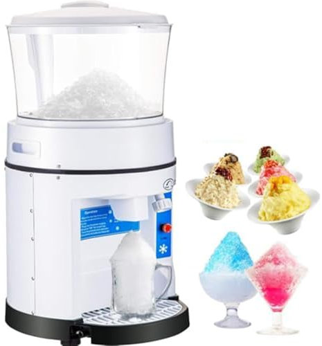 Machine à Glace Pilée électrique 350W, Grande Capacité De 499Kg/H, Avec Réservoir De 11L, Pour La Famille, Les Bars, Les Cafés, Les Restaurants Et Les Entreprises