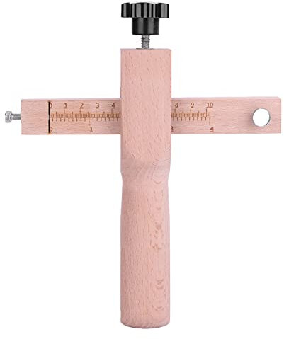 Herramientas de Cortador de Correa, Herramienta Corte Tira Cuero Ajustable con Cuchillas para Artesanía Bricolaje, Diseño Fácil Usar, Materiales Superiores, Uso Versátil, Reemplazo Cuchillas Fácil,