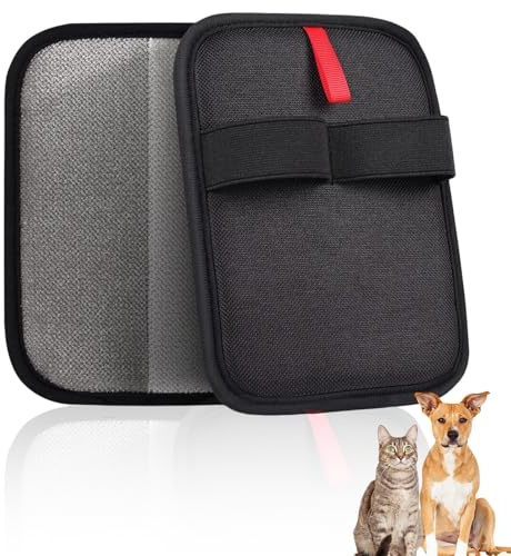 PWCTNT Tierhaarentferner Handschuh, 2 Stück Handschuh Tierhaarentfernung, Pet Hair Remover Glove Für Katzen Hunde, Effektive Haarentfernung Katzenhaarentferner Handschuh Für Sofa Teppich Kleidung