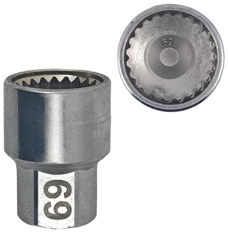 #69 for Porsche Wheel Locking nut Key Replacement Compatible with Porsche Boxster 911 Cayenne Macan Anti-Theft Lug Nut Removal Tool