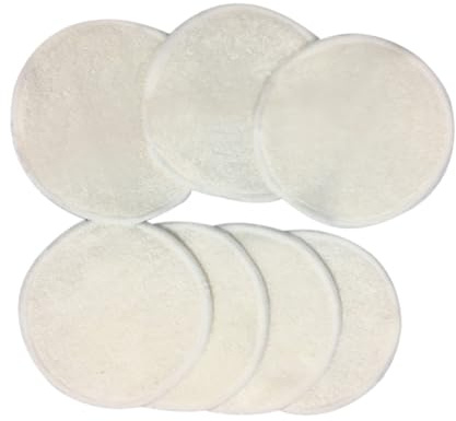 MERRYHAPY 10pezzi Dischetti Struccanti Riutilizzabili in Fibra Di Bambù Strati Dischetto Lava Viso Per Pulizia Quotidiana Adatto Occhiali e Trucco