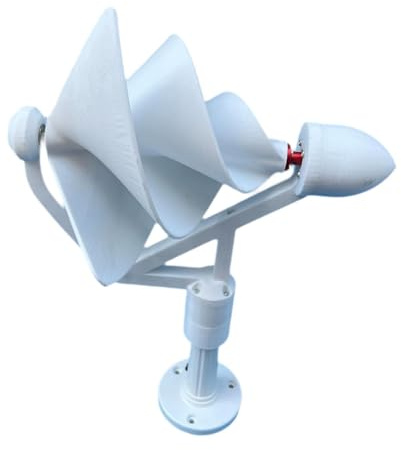 JISADER Generador de Viento en Espiral, turbina trifásica sin escobillas, portátil, fácil de Instalar, Alta eficiencia para Granjas, hogares y Exteriores.