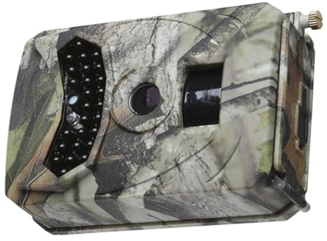 TOYZFRIENDY De Chasse 1080p 12 Mégapixels IR 26 LED Étanche Ip56 Mouvement Pir 15 m sans Batterie Extérieur Camouflage pour Chasse Nocturne Observation Animaux Sécurité Forêt