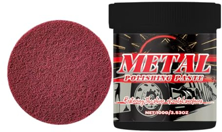 Nankoyal Pulimento Para Cromo Y Metal De Coche | Agente Reparador Eliminador De Deslustre Automotriz,Crema De Cuidado Y Mantenimiento Para Automóviles - Elimina Oxidación Deslustre Manchas
