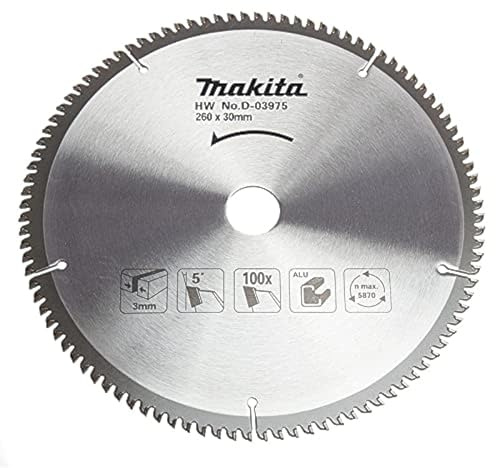 Makita D-03975 260 x 100T x 30 mm TCT Saw Blade - Multi-Colour