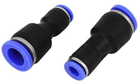 sourcing map 2pcs Push in Fittings Adapter Connector 10mm to 6mm